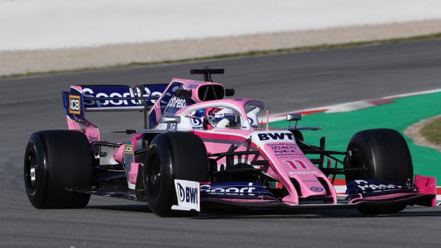 Sergio Perez will compete for the re-named Racing Point team this season