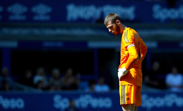 David De Gea shipped four goals (Martin Rickett/PA)