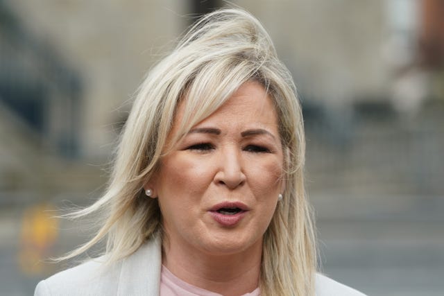 Sinn Fein's deputy leader Michelle O'Neill