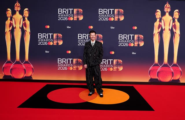 Harry Styles attending the Brit Awards 2026 at Co-op Live in Manchester