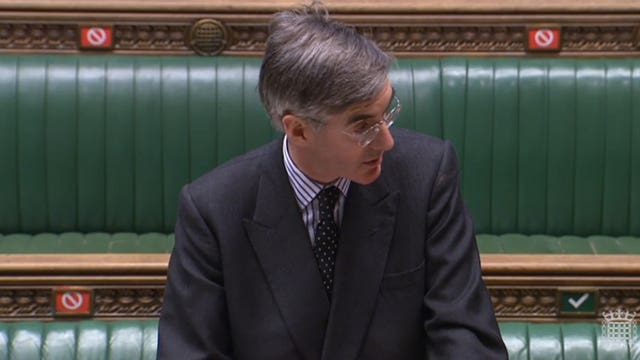 Commons Leader Jacob Rees-Mogg