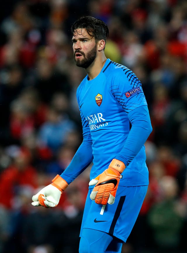 AS Roma’s Ramses Alisson