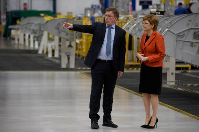Nicola Sturgeon visits Spirit AeroSystems