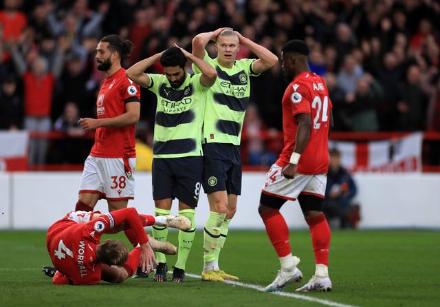 Nottingham Forest v Manchester City – Premier League – City Ground