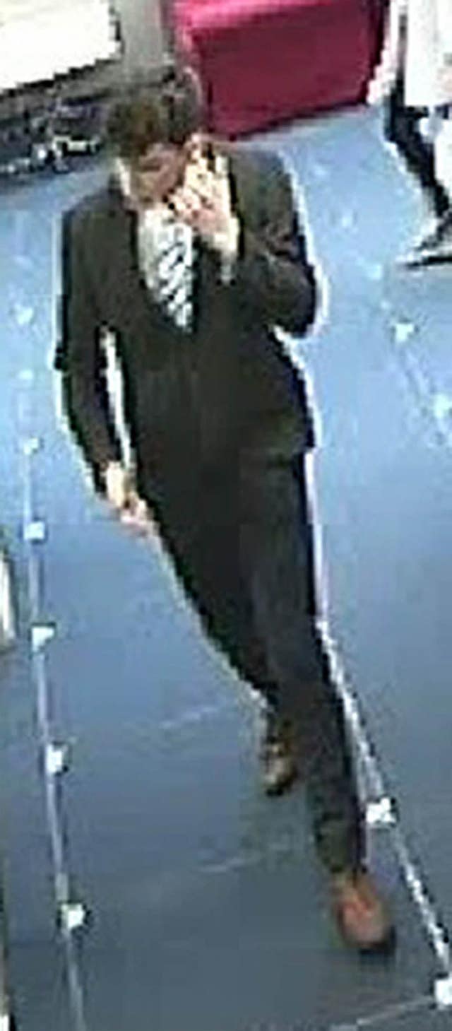 Duncan Sim was captured on CCTV after disappearing from St Andrews (Police Scotland/PA)