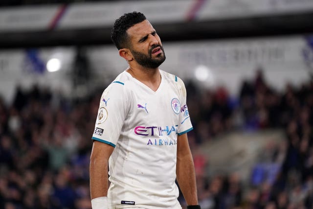 Frustration for Manchester City as they are held at Crystal Palace