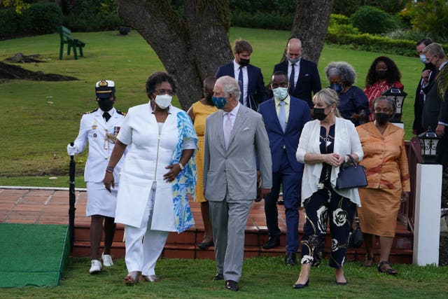 Royal visit to Barbados