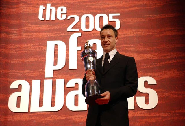 Terry won the 2005 PFA players' player of the year award