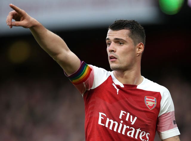 Arsenal's Granit Xhaka looks set to leave the Gunners for Hertha Berlin 