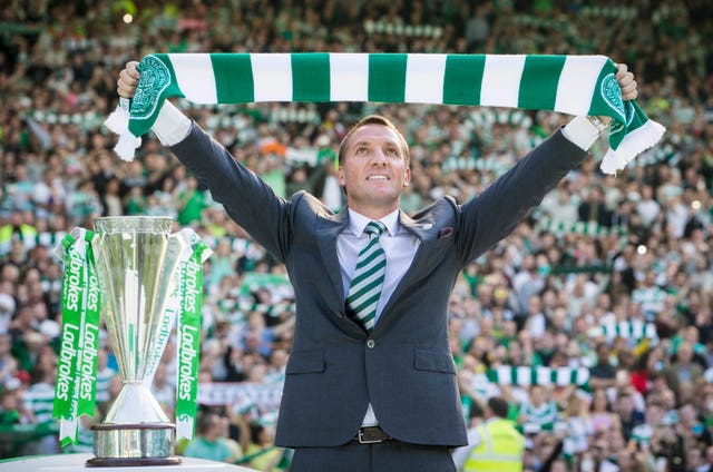 Rodgers was unveiled at Celtic Park in May 2016