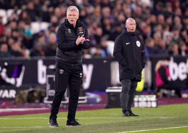 David Moyes watches his team's win over Watford