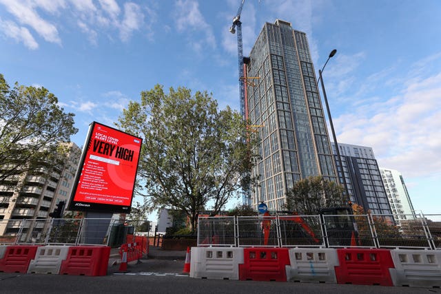 The tougher restrictions began in Liverpool on Wednesday