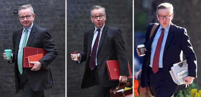 Michael Gove has already made the switch to reusable cups (PA).