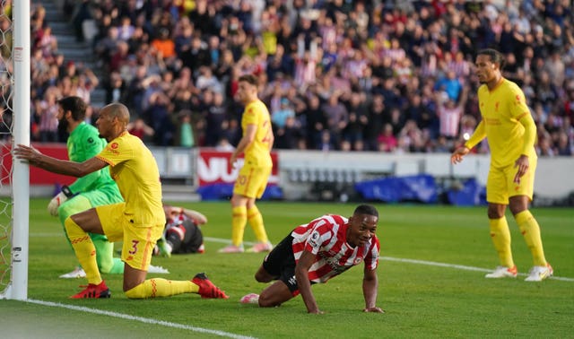 Brentford hit back twice to snatch point in thrilling 3-3 draw with Liverpool