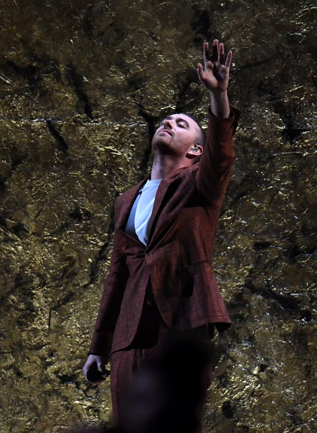 Sam Smith was among the performers