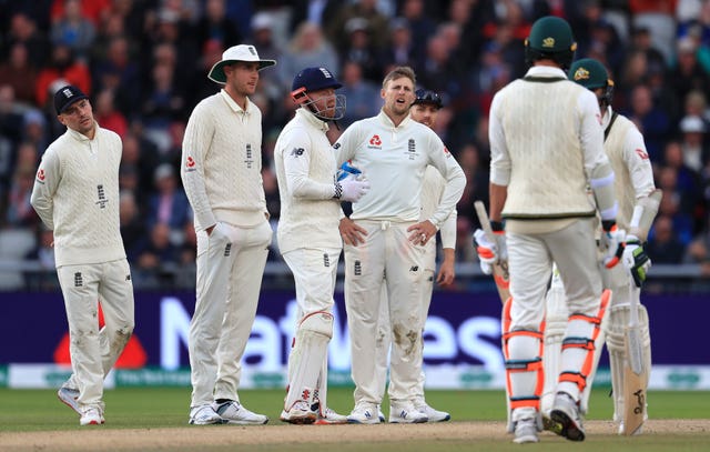 England's players were left scratching their heads