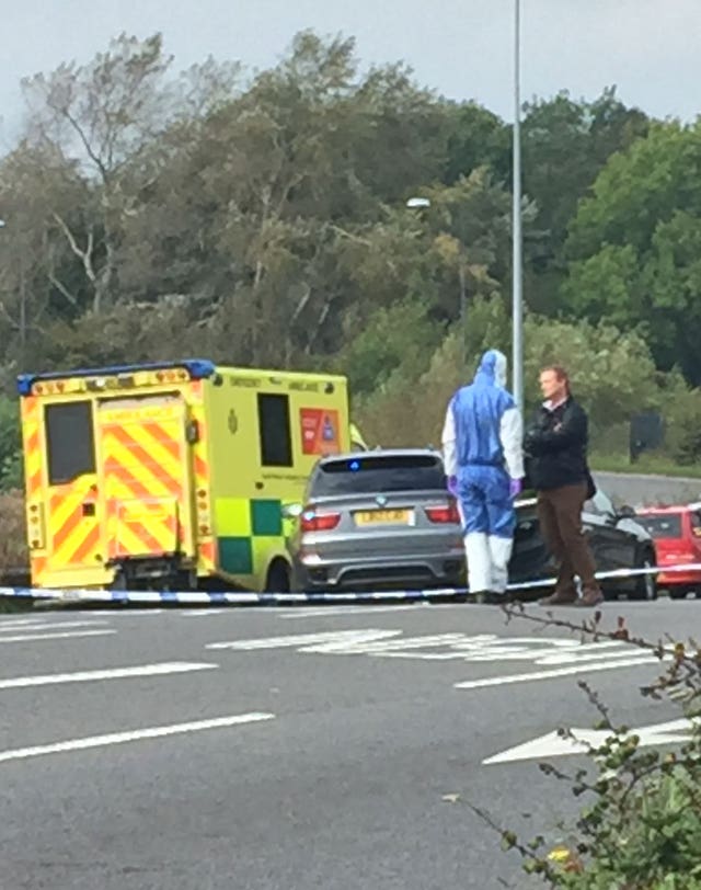 Shooting on the A369
