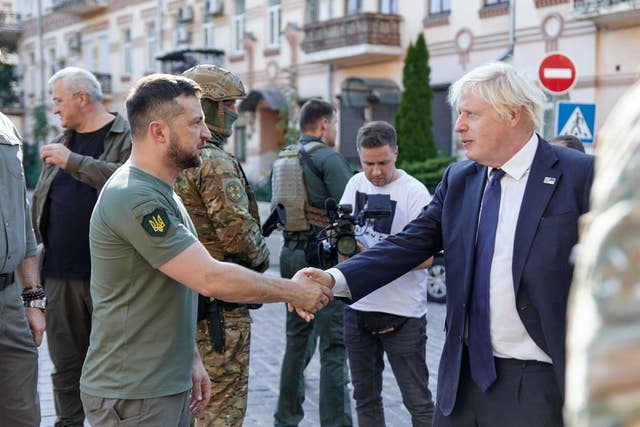Boris Johnson visit to Ukraine