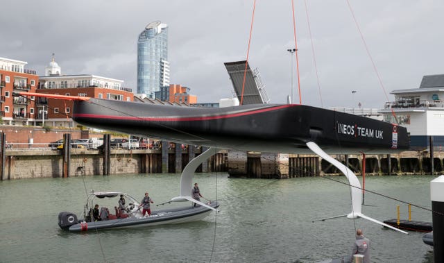 America’s Cup Race Boat Launch Event