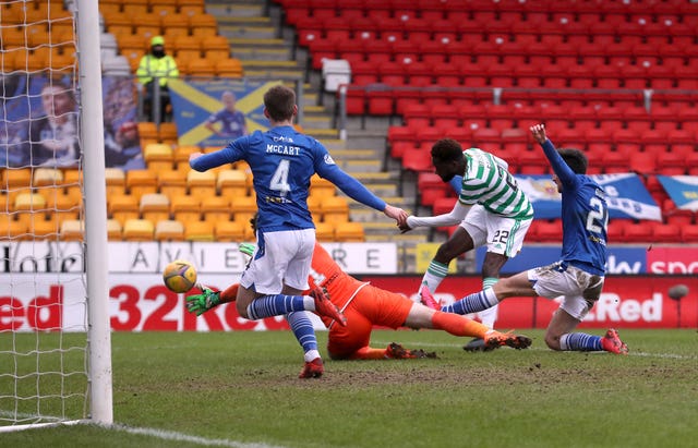 St Johnstone v Celtic – Ladbrokes Scottish Premiership – McDiarmid Park