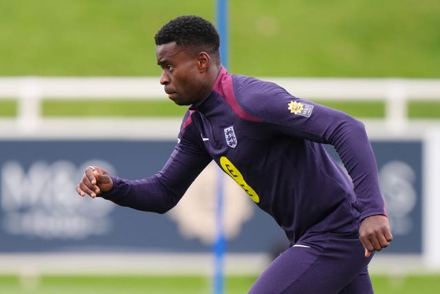 England’s Marc Guehi during a training session