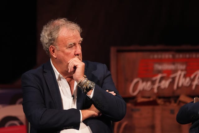 Jeremy Clarkson during a Q&A event to launch the final episode of The Grand Tour, at BBC TV Centre in London