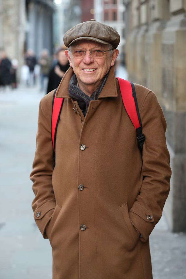 Sir David King arrives at City of London Magistrates’ Court 