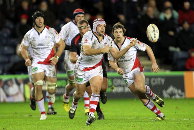Rory Best, centre, has made 219 appearances for Ulster