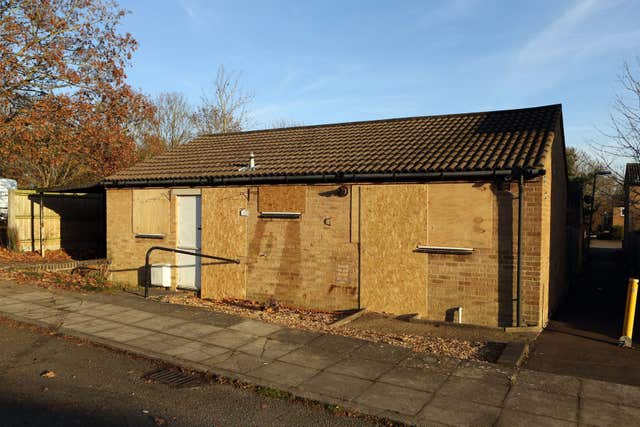 Barry Bennell's home in Milton Keynes (Steve Parsons/PA)