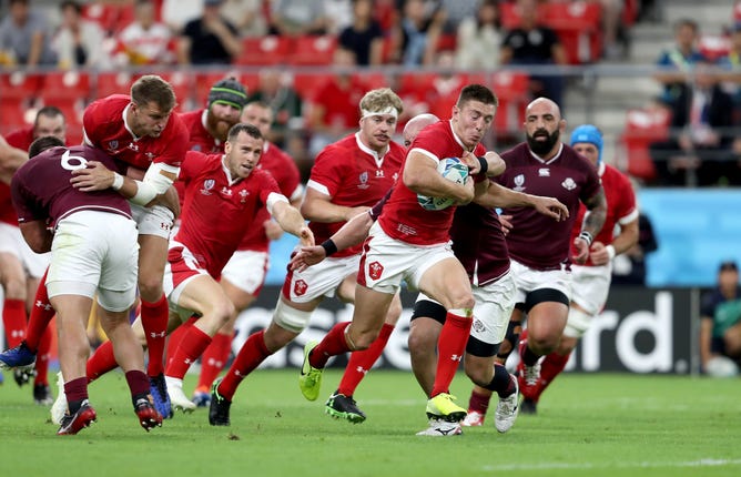 Wales got off to a winning start against Georgia