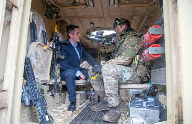 Defence Secretary Gavin Williamson