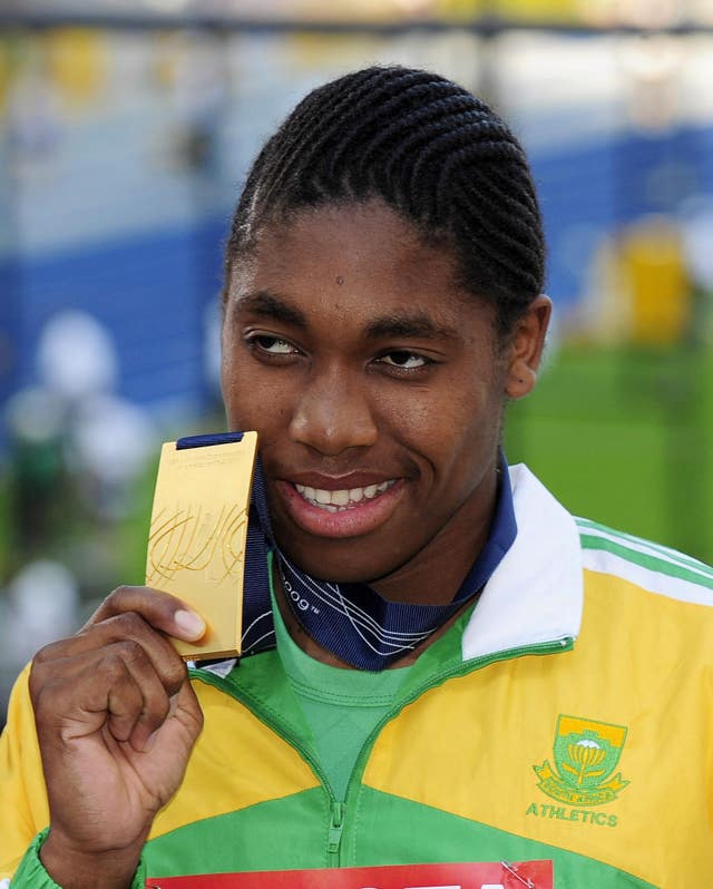 Caster Semenya burst on to the global stage by winning gold at the 2009 World Champioships in Berlin