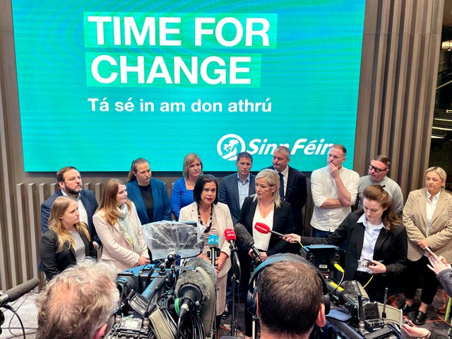 People at Sinn Fein's think-in