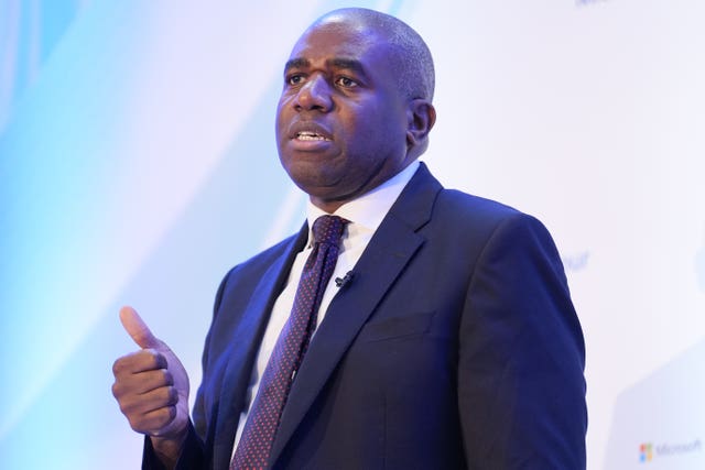 Justice Secretary David Lammy speech