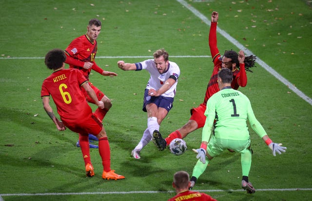 Kane could not breach the Belgian defence 