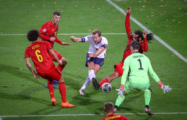 Kane could not breach the Belgian defence