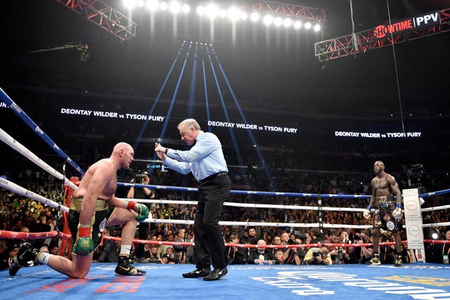 Fury climbed off the canvas in the ninth round