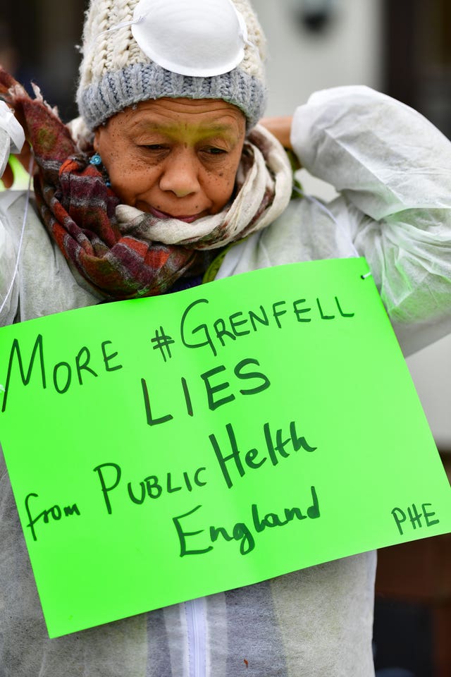 Grenfell Tower protest