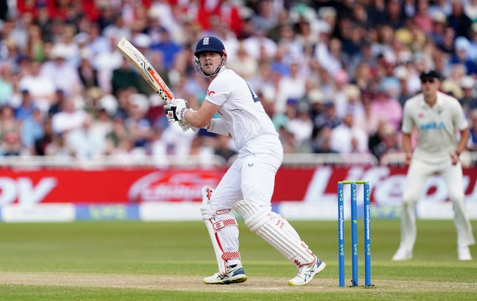Alex Lees scored his first Test fifty
