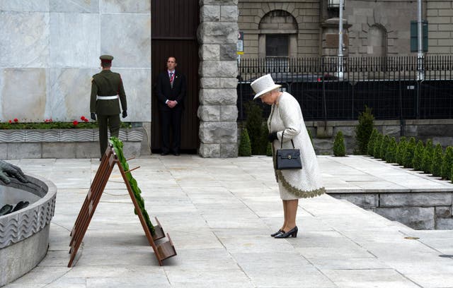 Queen during her state visit to Ireland