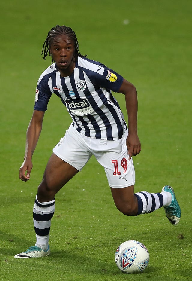 West Brom midfielder Romaine Sawyers
