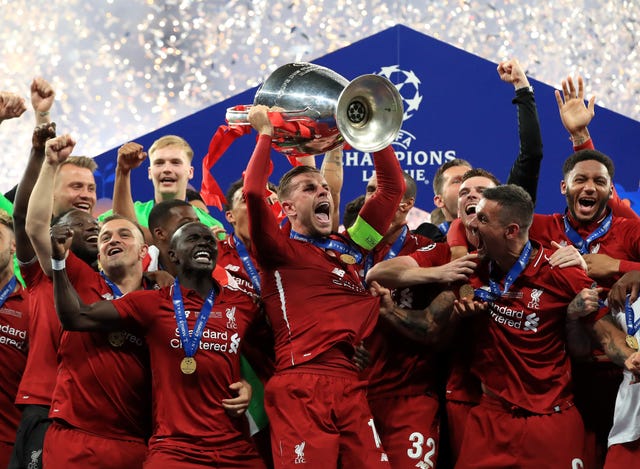 Liverpool were 2-0 winners in the Champions League final