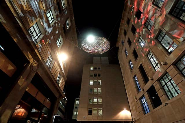 The Reflektor by Studio Roso on display in Carlton Street (Jonathan Brady/PA)