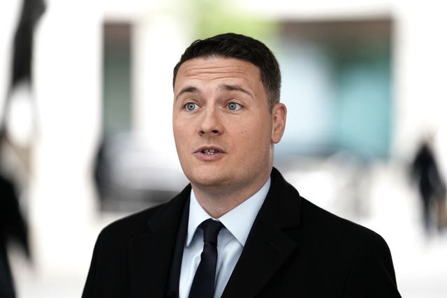 Shadow health secretary Wes Streeting