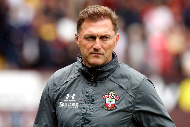 It was a frustrating day for Southampton boss Ralph Hasenhuttl 