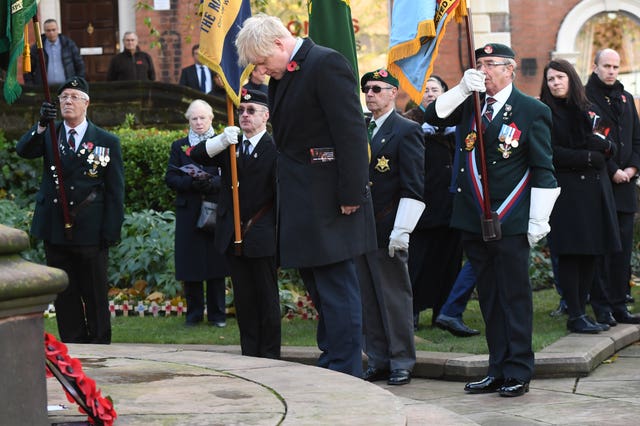 Armistice Day service