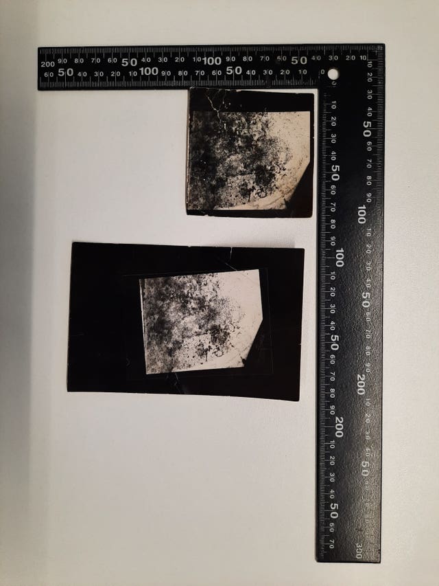 Palm prints found at the property in Britannia Road