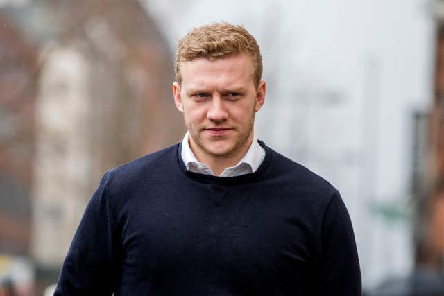 Stuart Olding denies raping the woman (Liam McBurney/PA)