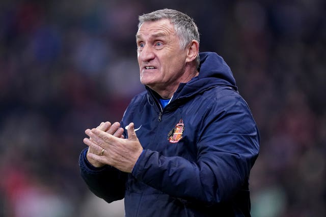 Sunderland manager Tony Mowbray