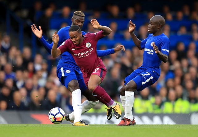 Raheem Sterling at Stamford Bridge last season